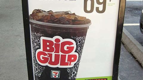 7-Eleven 'Energy Ambush' Stanchion Sign